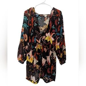 H&M,Floral Romper, Size 12